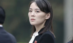 Kim Yo Jong, la soeur du dirigeant nord-coréen Kim Jong Un, à Hanoï, le 2 mars 2019