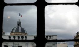 Une vue du dôme du Palais du Luxembourg, le siège du Sénat, à Paris, le 1er octobre 2020