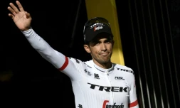 L'Espagnol Alberto Contador, lors du Tour de France le 19 juillet 2017 à Serre-Chevalier