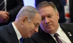 Benjamin Netanyahu et Mike Pompeo, à Varsovie le 14 février 2019