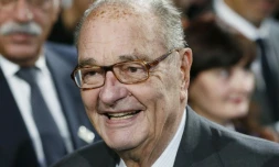 L'ancien président Jacques Chirac le 21 novembre 2014 au musée Quai Branly à Paris