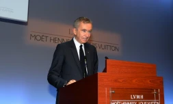 Bernard Arnault, PDG de LVMH, le 26 janvier 2017 à Paris