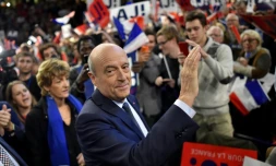 Le candidat à la primaire de la droite et du centre Alain Juppé à Rennes le 19 octobre 2016