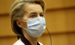 Ursula Von Der Leyen, le 23 juillet 2020 au Parlement européen à Bruxelles