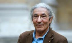 L'écrivain algérien Boualem Sansal vient de recevoir le Grand Prix du Roman de l'Académie française à Paris le 29 octobre 2015