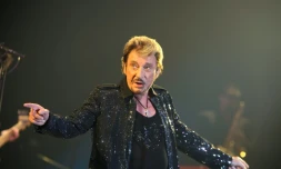 Johnny Hallyday en concert à Angoulême, le 8 novembre 2009