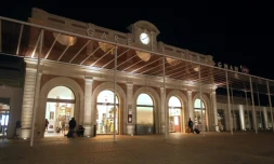 La gare de Perpignan, le 16 décembre 2014, alors qiue doit s'ouvrir le 5 mars le procès Jacques Rançon jugé pour avoir violé, tué et mutilé deux femmes, laissé pour mortes et tenté de violer deux autres victimes en 1997 et 1998