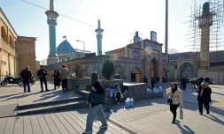 Dans le centre de Téhéran le 28 janvier 2026