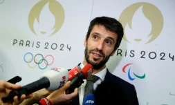 Le président du comité d'organisation de Paris-2024, Tony Estanguet, le 12 décembre 2019 à Paris