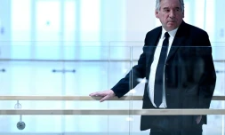 Le président du MoDem, François Bayrou, au Tribunal judiciaire des Batignolles, le 5 février 2024 à Paris