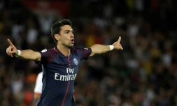 Javier Pastore, buteur sous le maillot du PSG face à Toulouse au Parc des Princes, le 20 août 2017