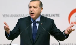 Recep Tayyip Erdogan Ă Ankara le 28 janvier 2016