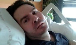 Vincent Lambert, le 3 juin 2015 (photo transmise par la famille de Vincent Lambert)