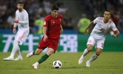 L'attaquant portugais Gonçalo Guedes lors du match contre l'Espagne lors du  Mondial, le 15 juin 2018 à Sotchi