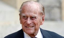 Le prince Philip, le 22 juillet 2020 au chateau de Windsor