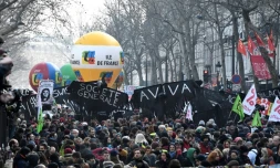 Manifestation contre la réforme des retraites le 24 janvier 2020 à Paris