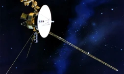 Photo de la Nasa datée du 3 août 2002 d'une image artistique de la sonde Voyager 