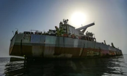 Le supertanker FSO Safer abandonné au large du port de Hodeida, au Yemen, le 15 juillet 2023