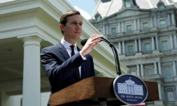 Le Haut conseiller du président des Etats-Unis, Jared Kushner à la Maison Blanche le 24 juillet 2017