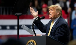 Le président américain Donald Trump lors d'un meeting à Colorado Springs, le 20 février 2020