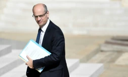 Le ministre de l'Education nationale Jean-Michel Blanquer, entrant à l'Elysée le 31 mai 2017, souhaite "autoriser à nouveau le redoublement" dès l'année scolaire 2017-2018