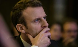 Le président Emmanuel Macron à Paris, le 30 janvier 2017