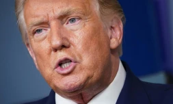 Donald Trump lors d'une conférence de presse à la Maison Blanche, le 31 août 2020