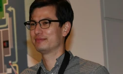 L'étudiant australien Alex Sigley, libéré aprÚs avoir été détenu en Corée du Nord, à son arrivée à l'aéroport de Tokyo, le 4 juillet 2019