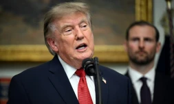 Le président américain Donald Trump à la Maison Blanche, le 19 août 2026 à Washington