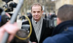 Francois-Marie Banier le 26 janvier 2015, au Palais de Justice de Bordeaux