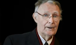 Le fondateur d'Ikea Ingvar Kamprad à Lausanne le 3 décembre 2012