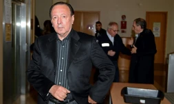 Marc Fratani alors collaborateur de Bernard Tapie à Marseille le 20 novembre 2012