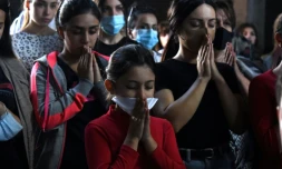 Prières à Erevan le 3 octobre 2020