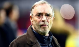 Le président de Lille avant le coup d'envoi du match face au PSG, au Parc des Princes, le 14 décembre 2016  