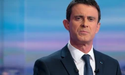 Le Premier ministre Manuel Valls sur le plateau de TF1 le 7 décembre 2015
