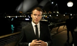 Le président français Emmanuel Macron à Sydney en Australie, le 1er mai 2017