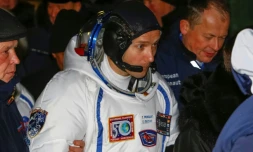 Thomas Pesquet le 17 novembre 2016 à Baïkonour 