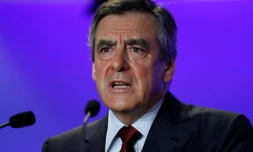 François Fillon lors de ses voeux à la presse le 10 janvier 2017 à Paris