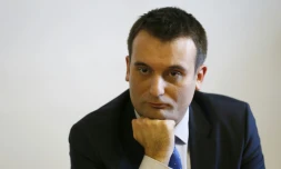 Florian Philippot, le 19 février 2016 à Taverny en région parisienne