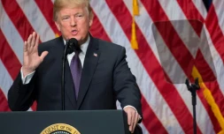 Le président américain, Donald Trump, le 18 décembre 2017 à Washington