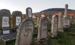 Des tombes profanées du cimetière juif de Westhoffen, le 3 décembre 2019