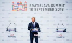 Le président du Conseil européen, Donald Tusk, le 16 septembre 2016 à Bratislava