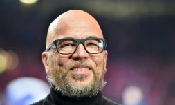 Le chanteur Pascal Obispo le 24 janvier 2017 à Villeneuve d'Ascq