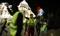 Manifestation de "gilets jaunes" à Nice, le 15 novembre 2018