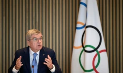 Thomas Bach à Lausanne le 28 mars 2023