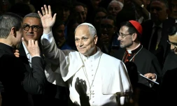 Le pape Léon XIV au Movistar Arena de Madrid, Espagne, le 7 juin 2026