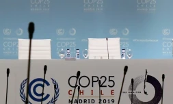La tribune de la COP25 à Madrid vendredi 13 décembre 2019