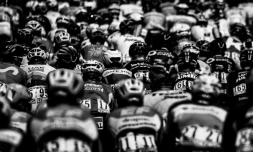 Les coureurs du Tour de France lors de la 8e étape le 14 juillet 2018