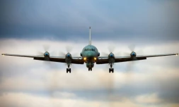 Photo non datée d'un avion IL-20 de l'armée russe