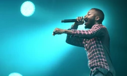 La découverte américaine Goldlink, sur scène le 5 juillet 2018 lors du festival des Eurockéennes à Belfort